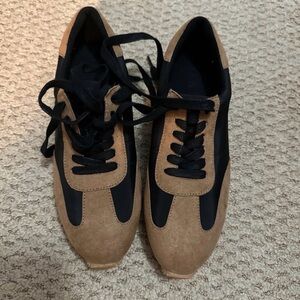 LOFT Tan and Black Women's Sneakers